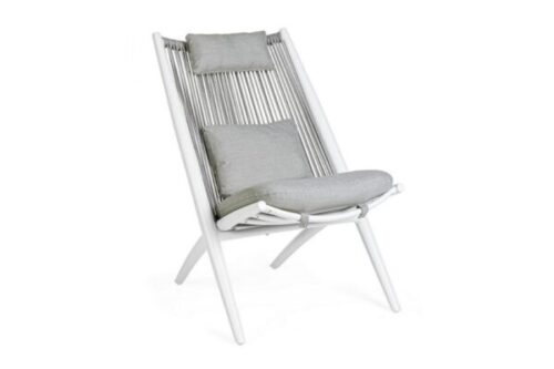 Design bútorok - ALOHA szürke kerti szék
