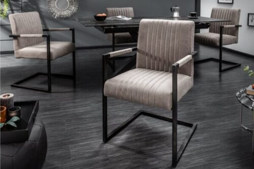 Design bútorok - BIG ASTON taupe szék