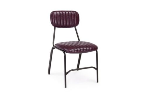Design bútorok - DEBBIE vintage bordó szék