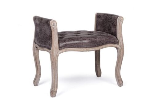 Design bútorok - DIVA sötét egyszemélyes ülőpad