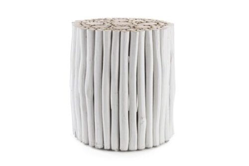 Design bútorok - GUADALUPE fehér dohányzóasztal