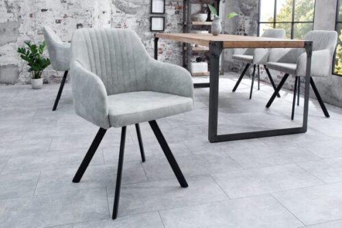 Design bútorok - LUCCA kőszürke szék