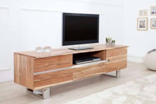 Design bútorok - MAMMUT akácia TV szekrény 160 cm