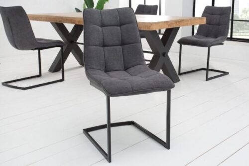 Design bútorok - MIAMI vintage sötétszürke szék