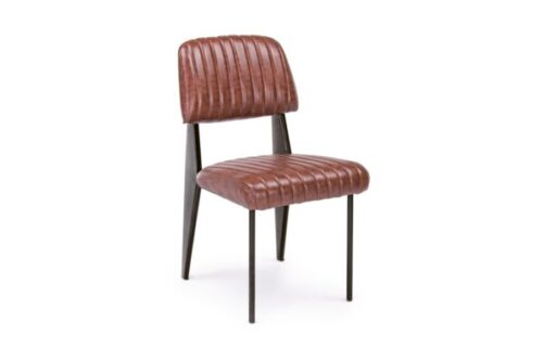 Design bútorok - NELLY vintage sötét narancssárga szék