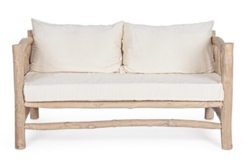 Design bútorok - SAHEL natúr kanapé párnával