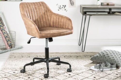 Design bútorok - TURIN vintage taupe irodai szék