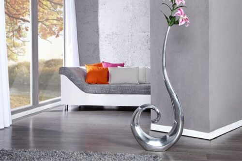 Design bútorok - WAVE ezüst váza 106cm