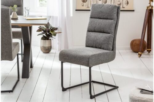 Design bútorok - COMFORT szürke szövet szék