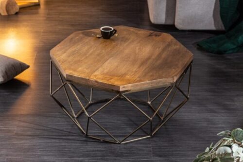 Design bútorok - DIAMOND barna mangófa dohányzóasztal