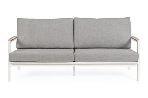 Design bútorok - JALISCO szürke háromszemélyes kerti kanapé