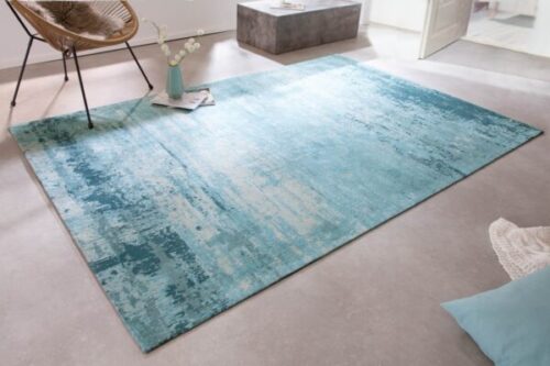 Design bútorok - MODERN ART türkiz szövet szőnyeg 240cm