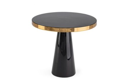 Design bútorok - NANDIKA fekete acél lerakóasztal