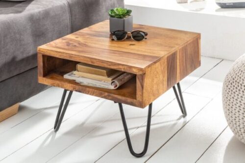 Design bútorok - SCORPION barna rózsafa lerakóasztal 45x35x45