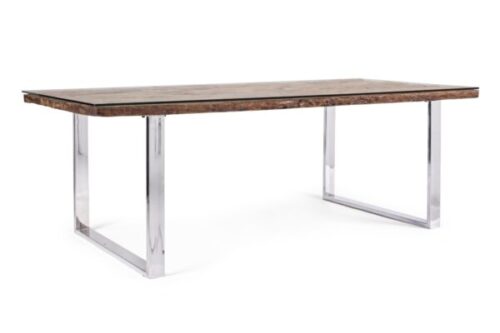 Design bútorok - STANTON étkezőasztal üveggel 220x100