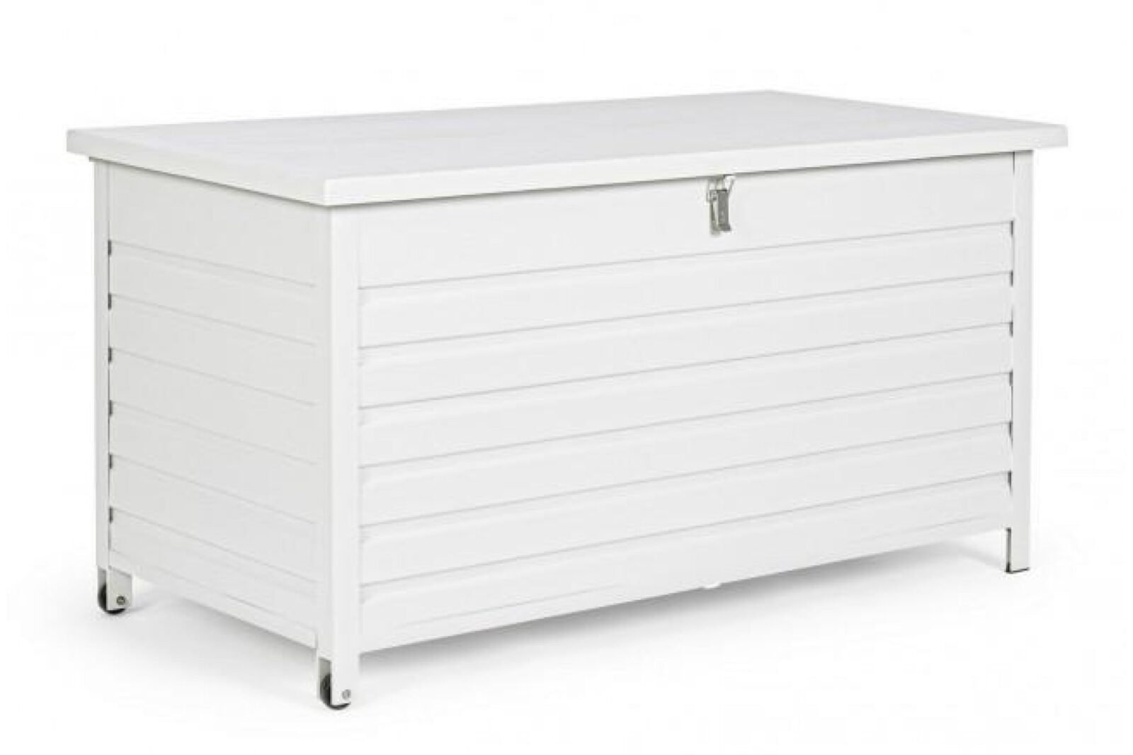 Design bútorok - ATLANTIC II fehér alumínium tárolódoboz