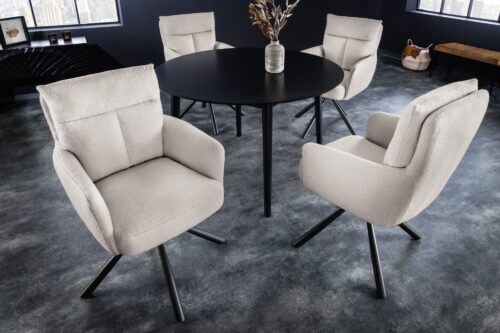 Design bútorok - BIG GEORGE bézs szövet szék