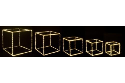Design bútorok - CUBE arany 5 részes égősor
