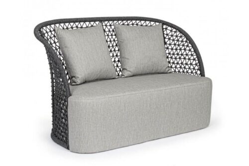 Design bútorok - CUYEN szürke kerti kanapé