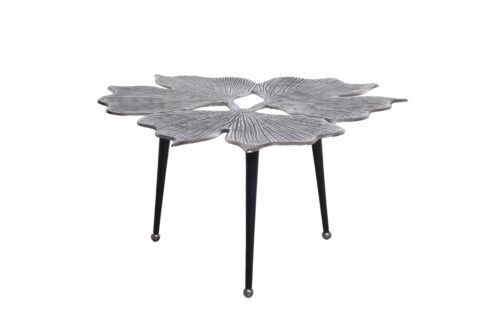 Design bútorok - GINKGO ezüst alumínium dohányzóasztal