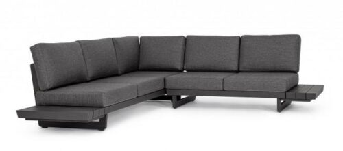 Design bútorok - INFINITY sötétszürke kerti kanapé