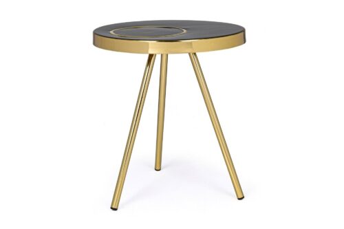 Design bútorok - KESAR arany acél dohányzóasztal