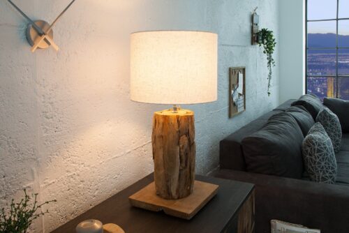 Design bútorok - ROOTS barna tikfa asztali lámpa